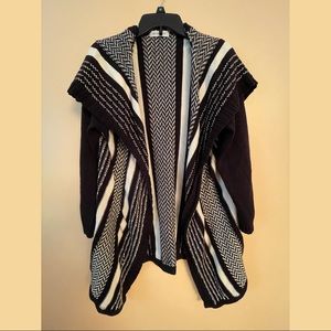 Black and white sweater